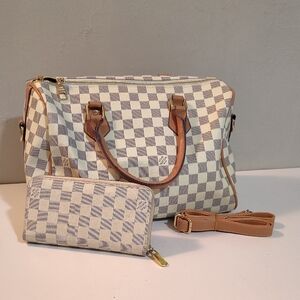 Designer Handbag & Wallet Set